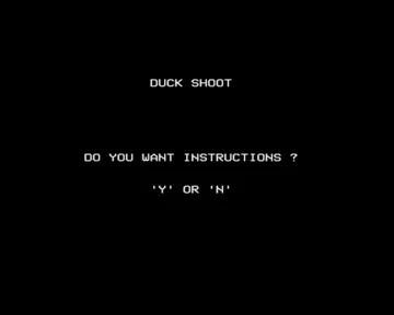 Duck Shoot v0.5 (1980)(Southern)[DUCKSHO] screen shot title